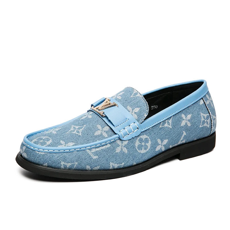 Men’s Genuine Leather Slip-On Shoes for Adults – Comfortable Beanie Style in Black, Brown, White