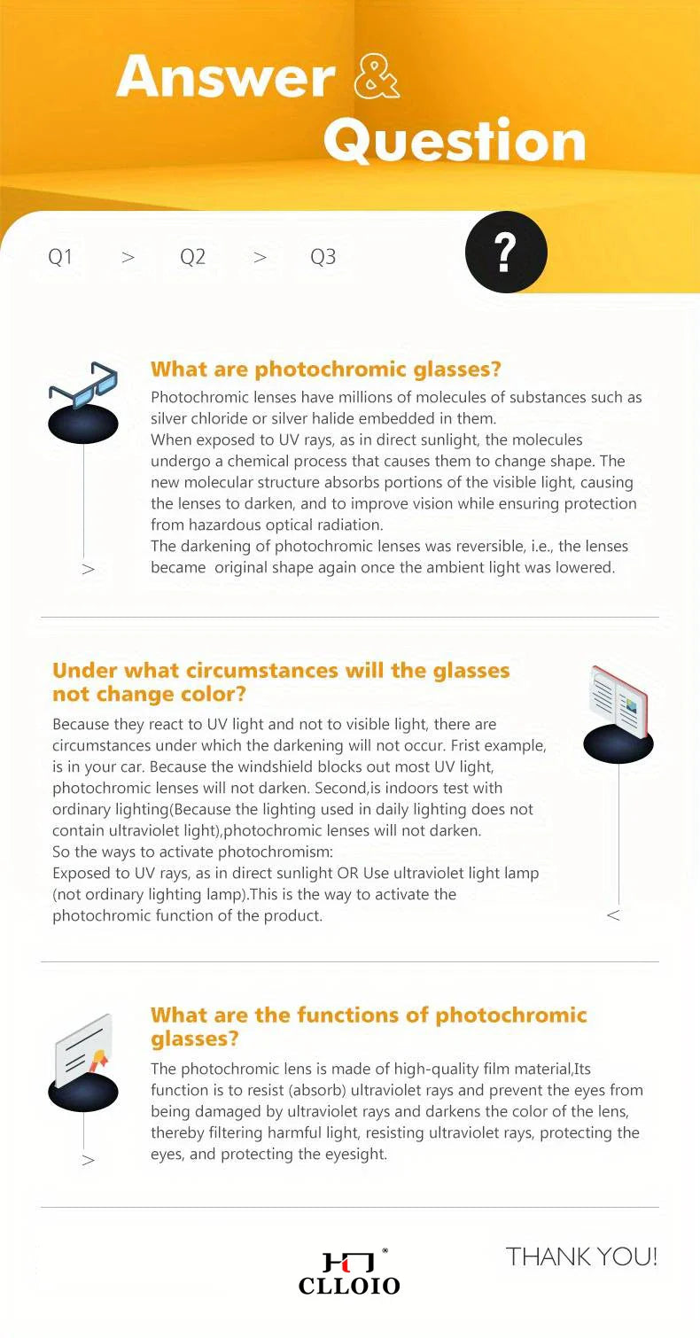 CLLOIO Aluminum Photochromic Sunglasses Men Polarized Day Night Driving Chameleon Glasses Anti-Glare Change Color Sun Glasses UV