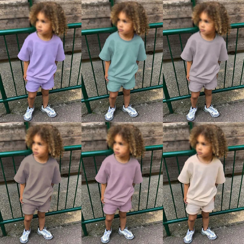 Summer 2pcs Kids Clothes Sets