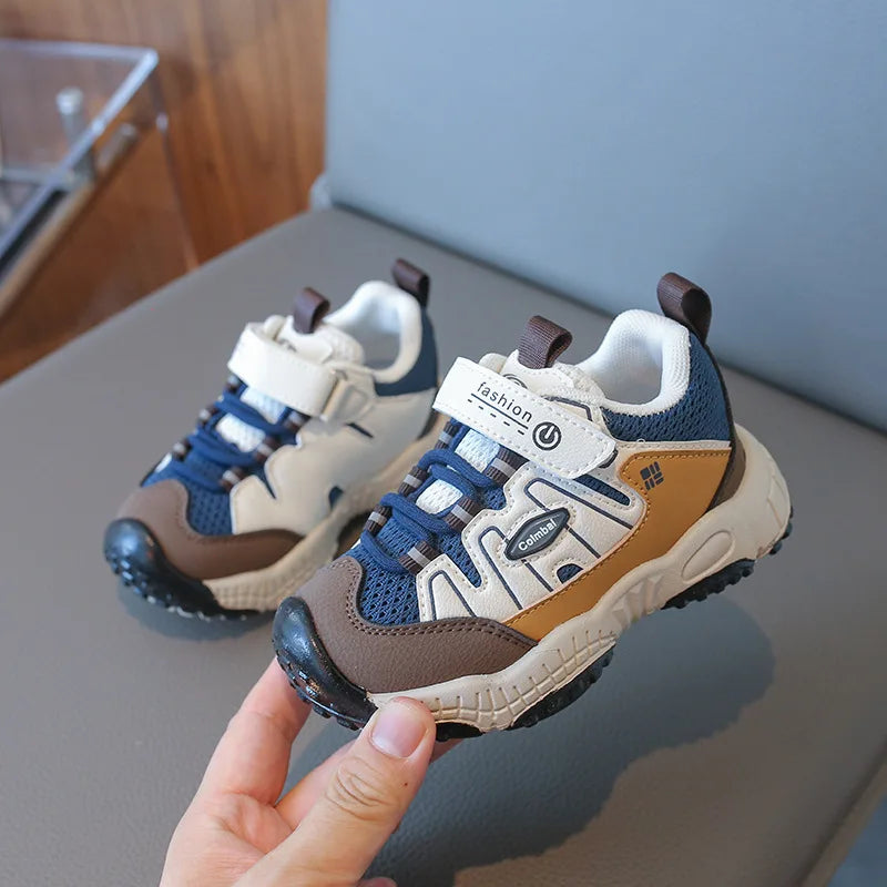 1-6 Years Boys Shoes Spring Autumn Kids Casual Shoes Boys Sneakers Patchwork Color Soft Breathable Sport Hiking Shoes For Boy