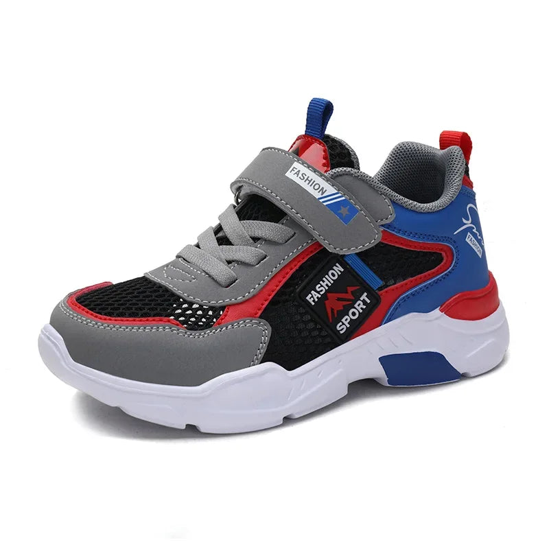 Summer Single Net Breathable Boys Sport Shoes Children Sneakers Rubber Leisure Trainers Casual Kids Sneakers