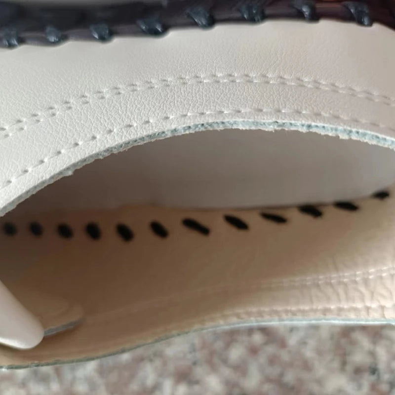 Sneakers Women Shoes Loafers Lace Up Leather Flat New Spring Casual comfortable Mom Shoe Mujer Zapatos Chaussure Femme