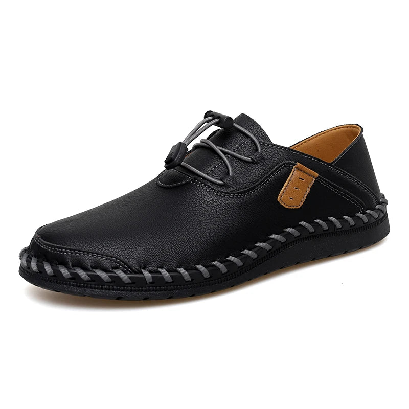 Handmade Leather Men's Penny Loafers Casual Office Business Shoes Fashion Party Wedding Moccasins Formal Male Slip on Footwear