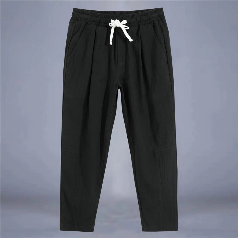 Men's Trousers Cotton Linen Fashion Casual Pants