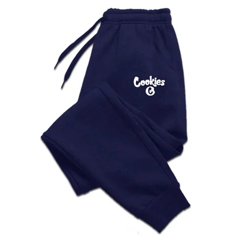 Casual Printed Sports Running Trousers Men Women Drawstring