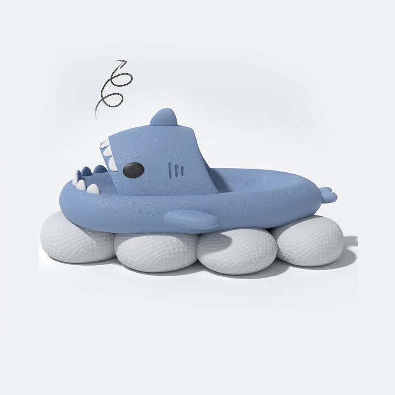 Kids Shark Slippers Soft Lightweight Non-Slip Indoor Outdoor Slides