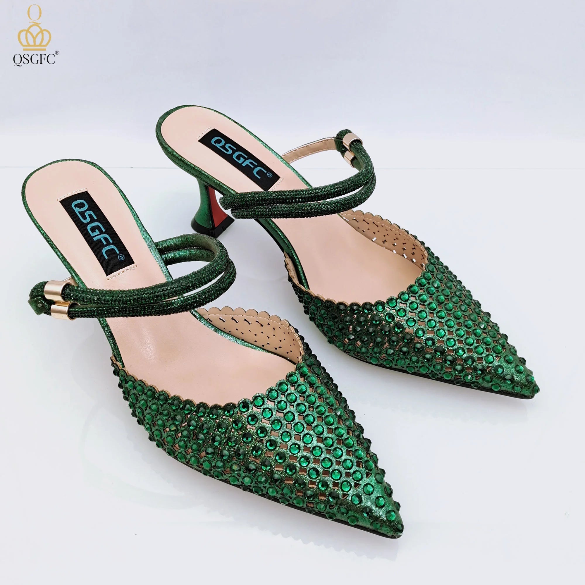 Shoes And Shoulder Bags High-Heeled Shoes And matching Envelope Bag