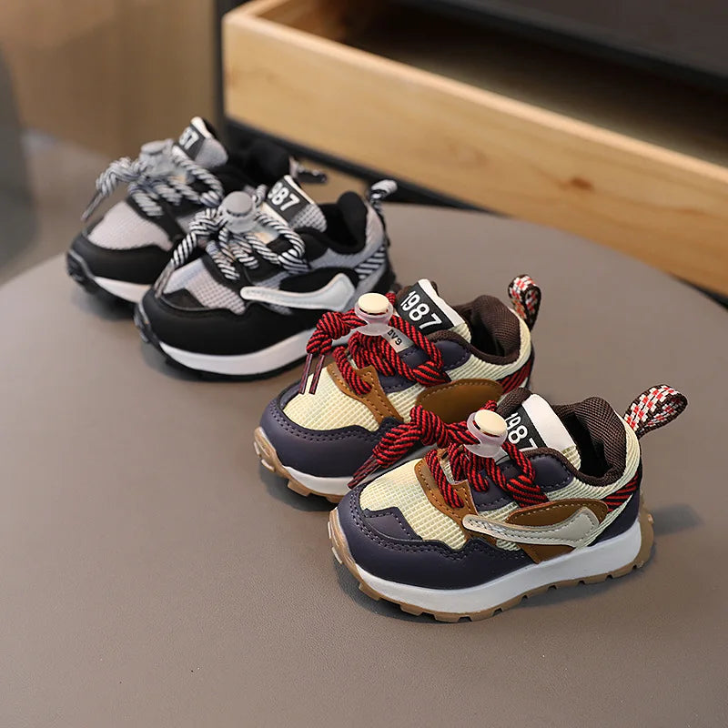 1-3 Years Children Casual Shoes Spring Autumn Little Kids Shoes Toddler Sneakers Soft Breathable Mesh Boys Girls Sport Shoes