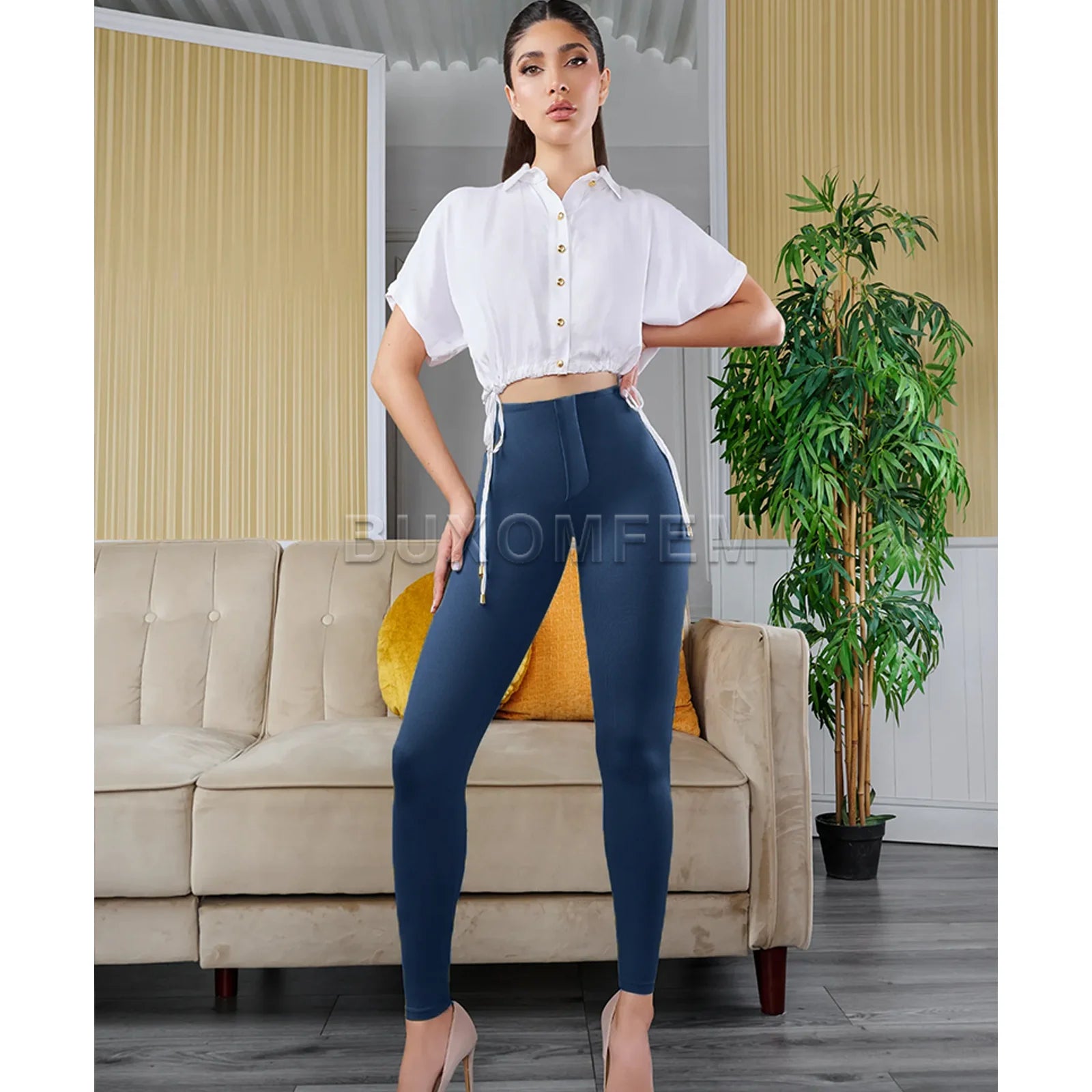 2024 New Summer Elegant & Stylish Flared Trousers Breathable High Quality Comfortable High Waist Pants Women Unique Daily Pants
