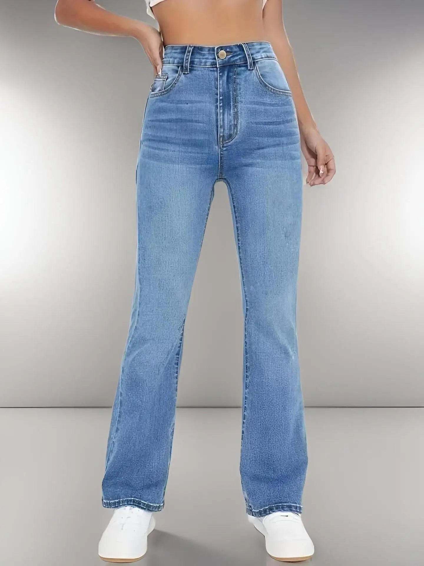 Women's hot jeans slimming trousers