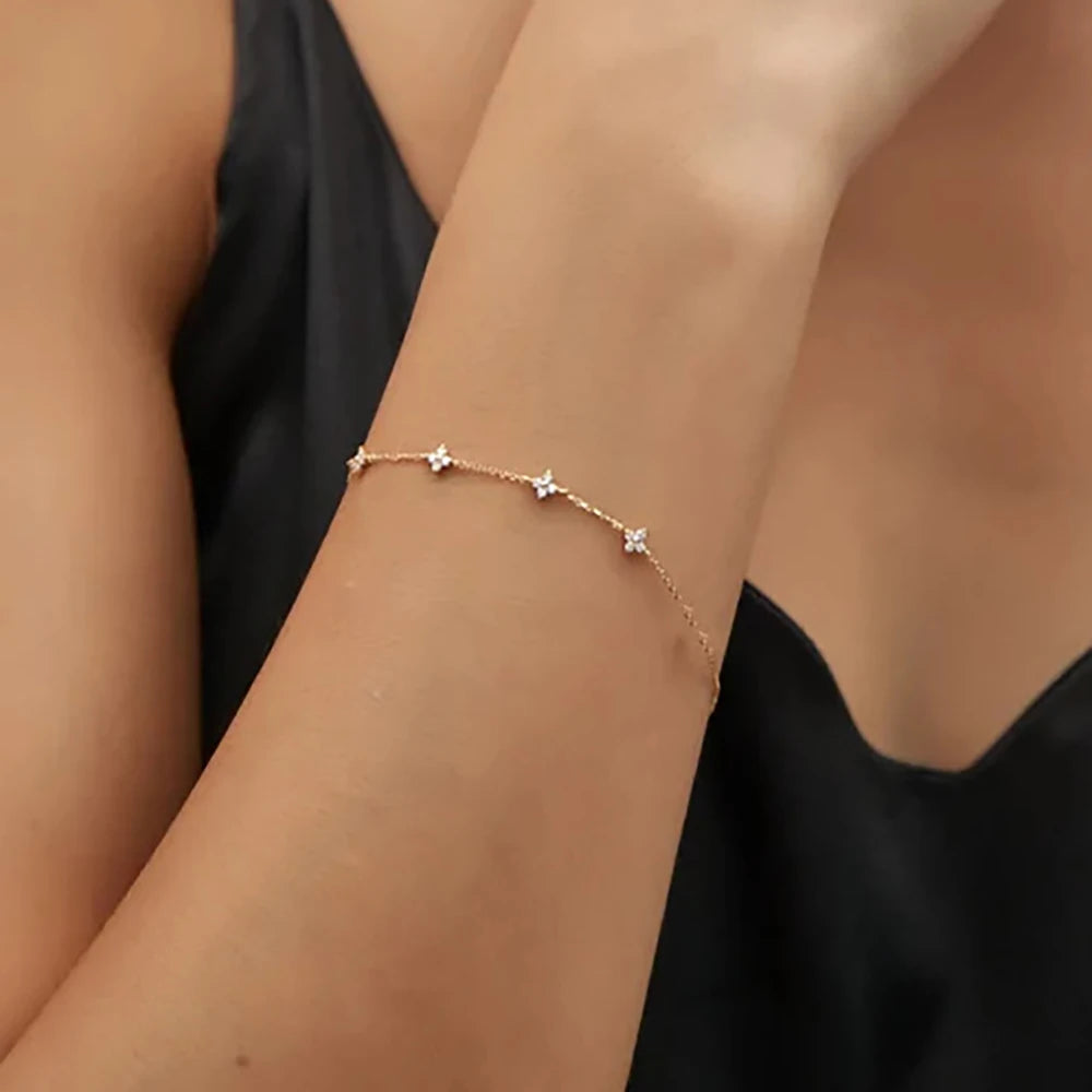 Stainless Steel Zircon Necklaces for Women