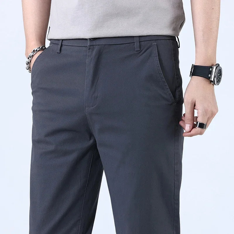 Casual Men Straight Business Pants