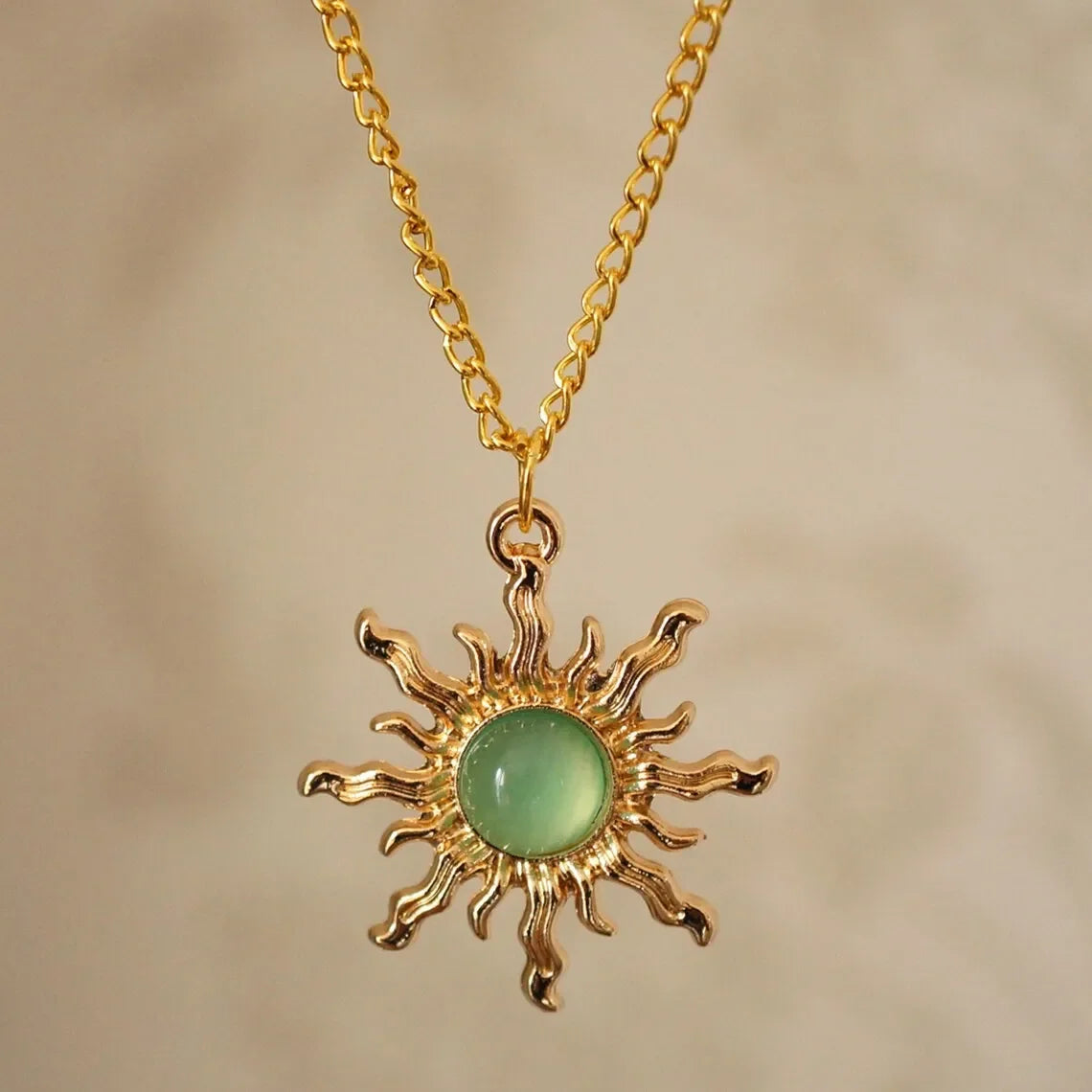 Vintage Sun Earrings Women Fashion