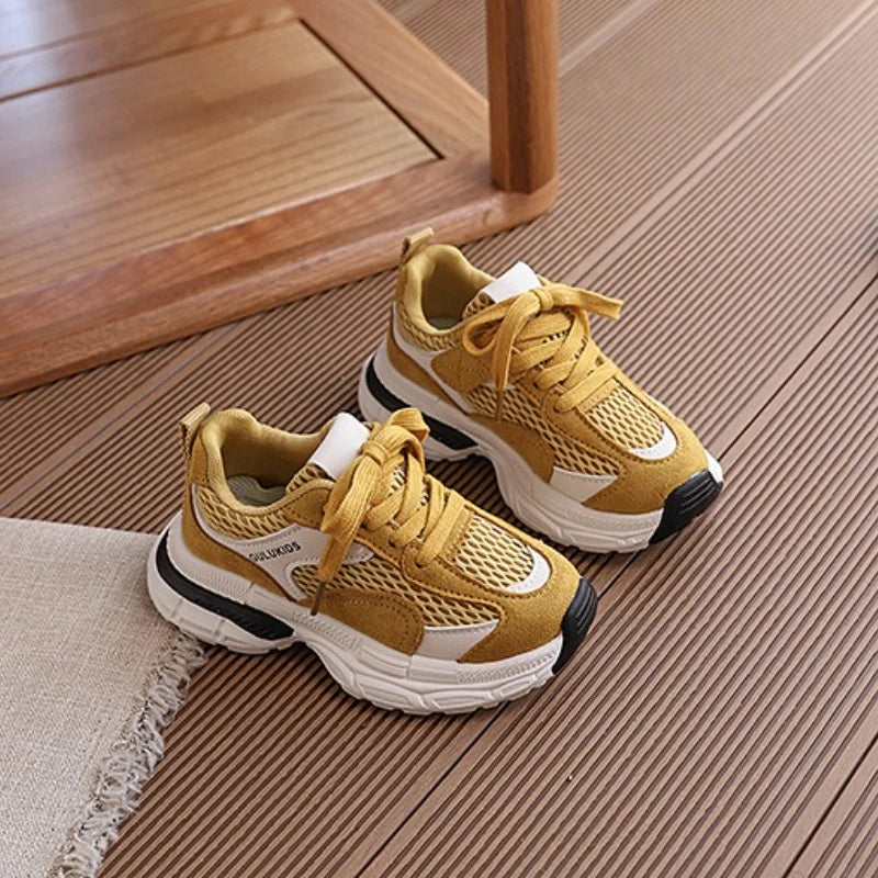 2025 Autumn New Children Casual Shoes for Girls Boys Fashion Korean Style Soft Bottom Anti-slippery Versatile School Sneakers