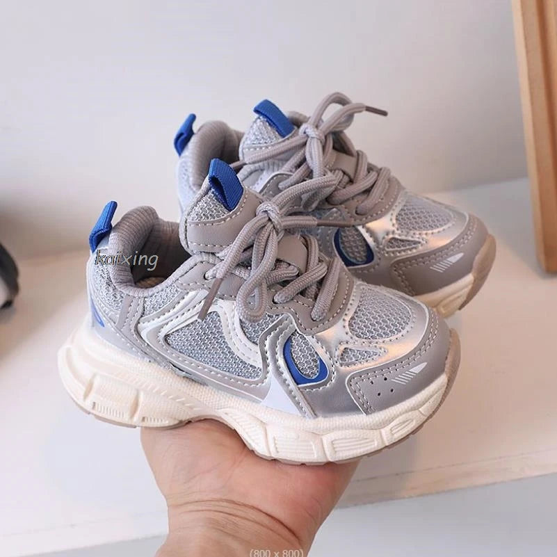 Baby Shoes Girls Sports Shoes Toddler Boys Fashion Solid Color Sneakers 1-6 Years Kids Casual Breathable Running Shoes Best Gift