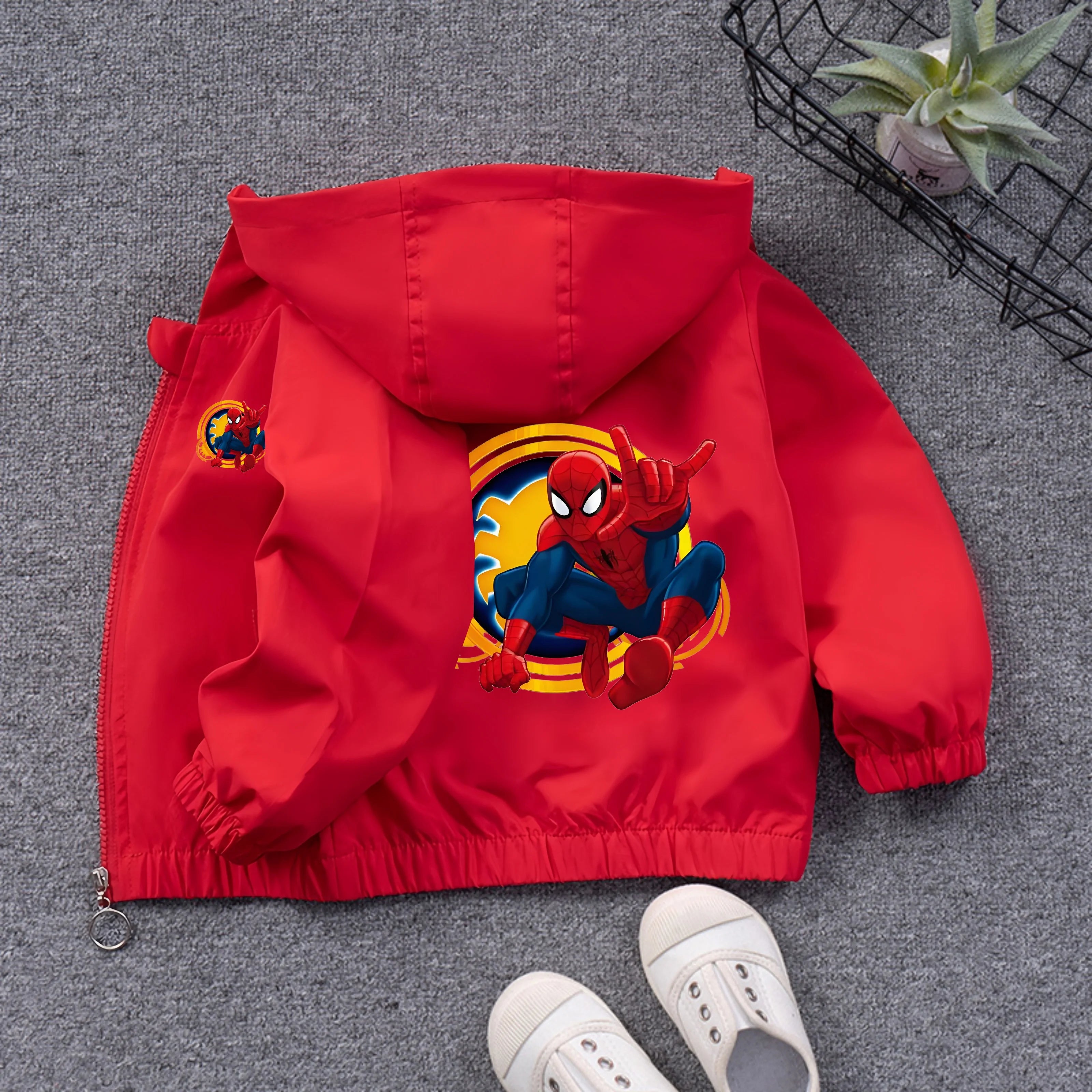 Spiderman Boys Hooded Jacket