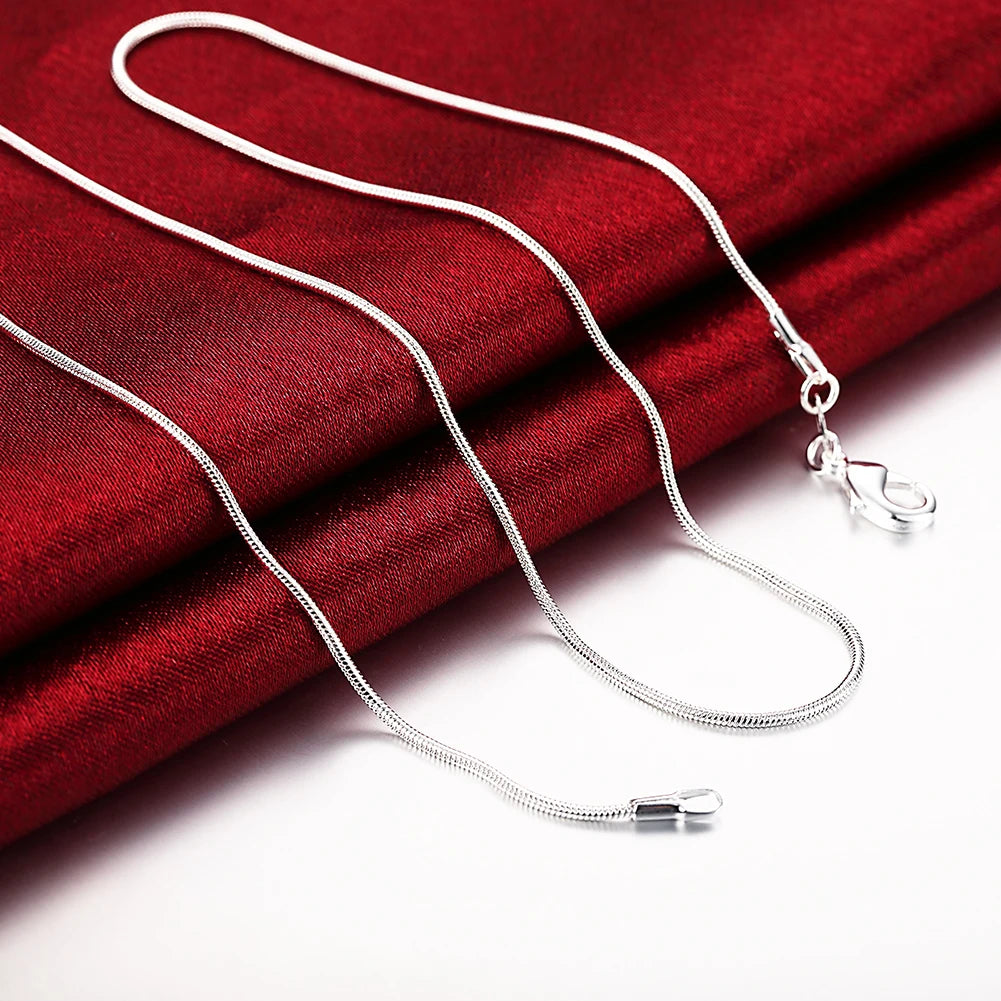 Sterling Silver Snake Chain Necklace