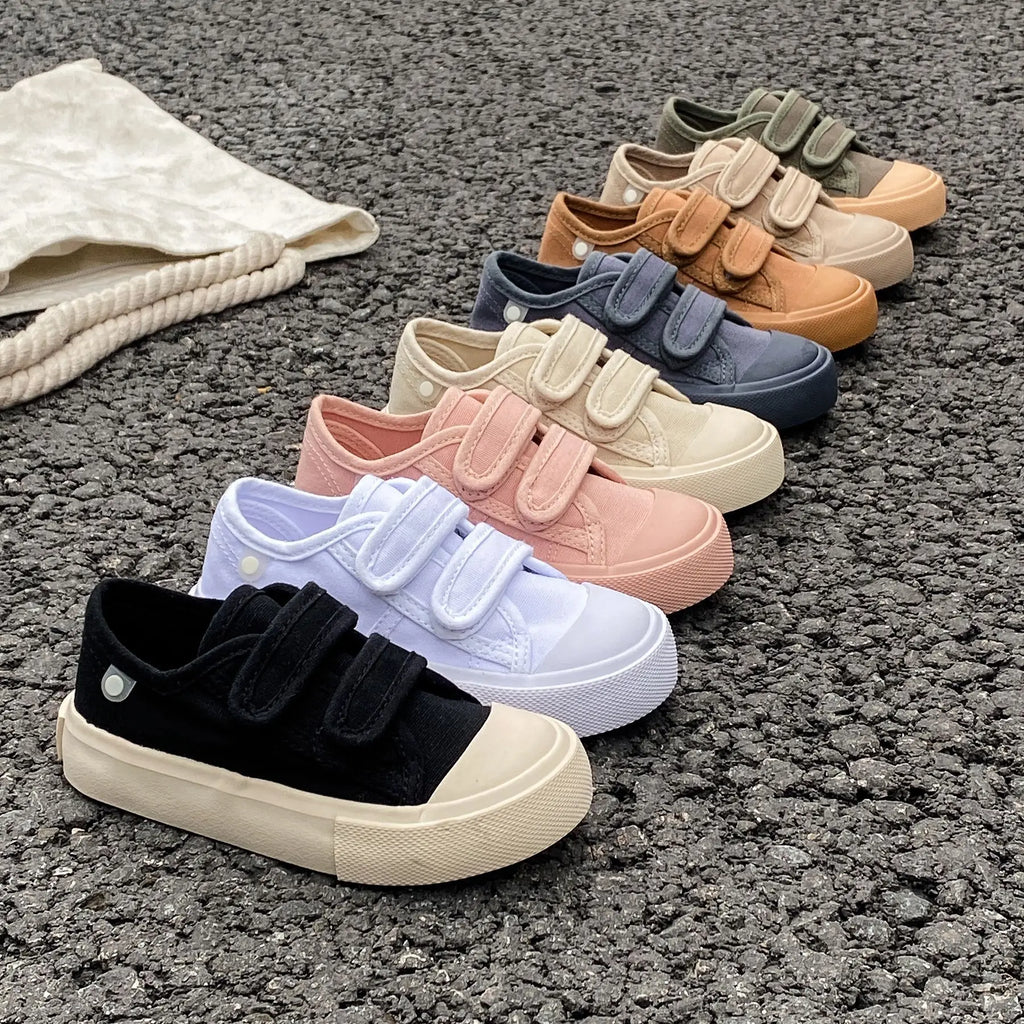 Canvas Shoe  Children Spring Toddler Infant Boys Sneakers Girls Candy Color Casual Shoes Baby Kids Breathable Soft Bottom Shoes