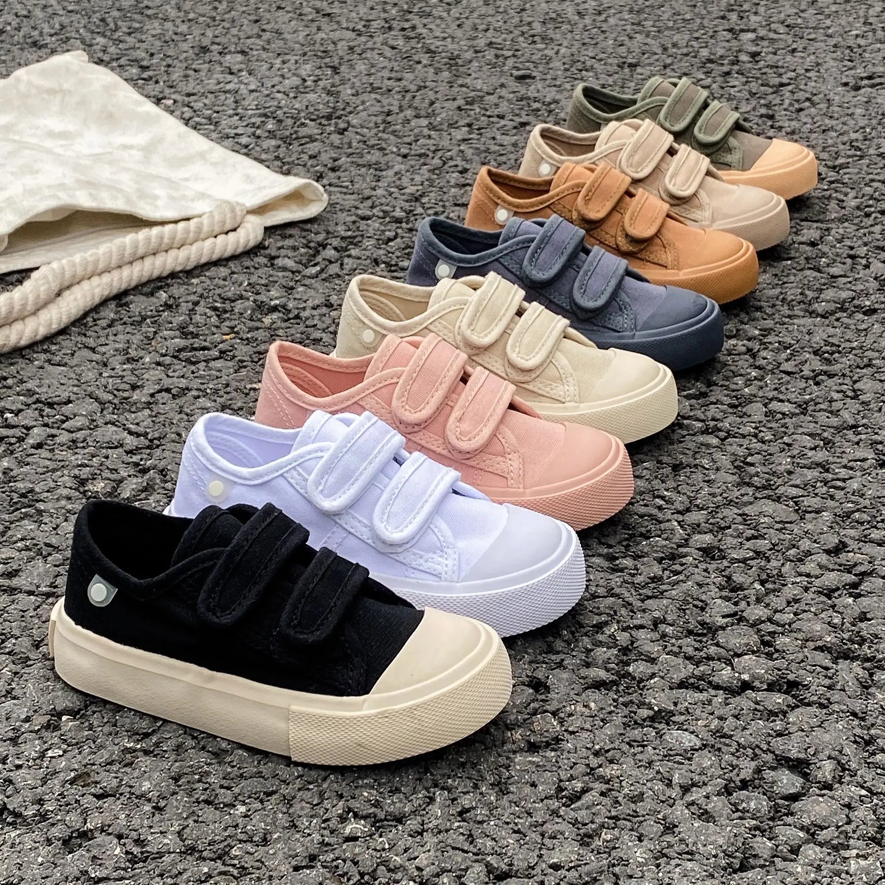 Canvas Shoe  Children Spring Toddler Infant Boys Sneakers Girls Candy Color Casual Shoes Baby Kids Breathable Soft Bottom Shoes