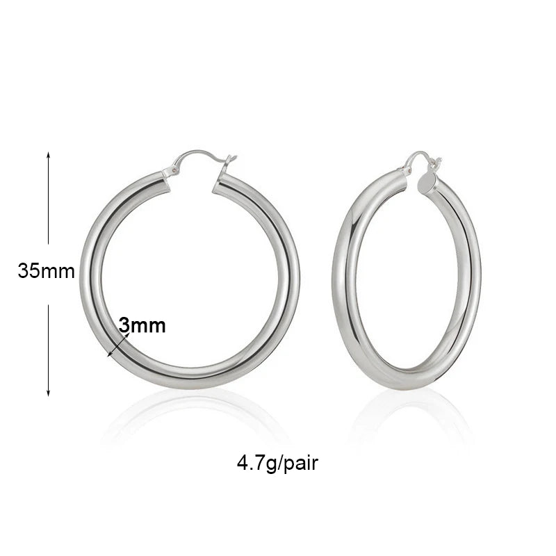 Gold Color Long Chain Dangle Earrings For Women