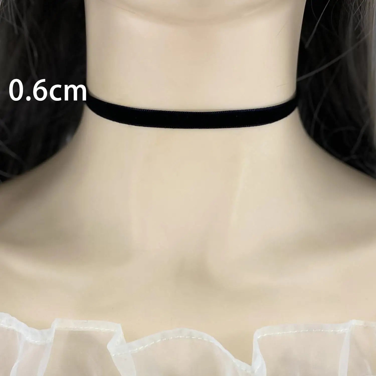 Gothic Style Black Velvet Choker Necklaces Rope Women