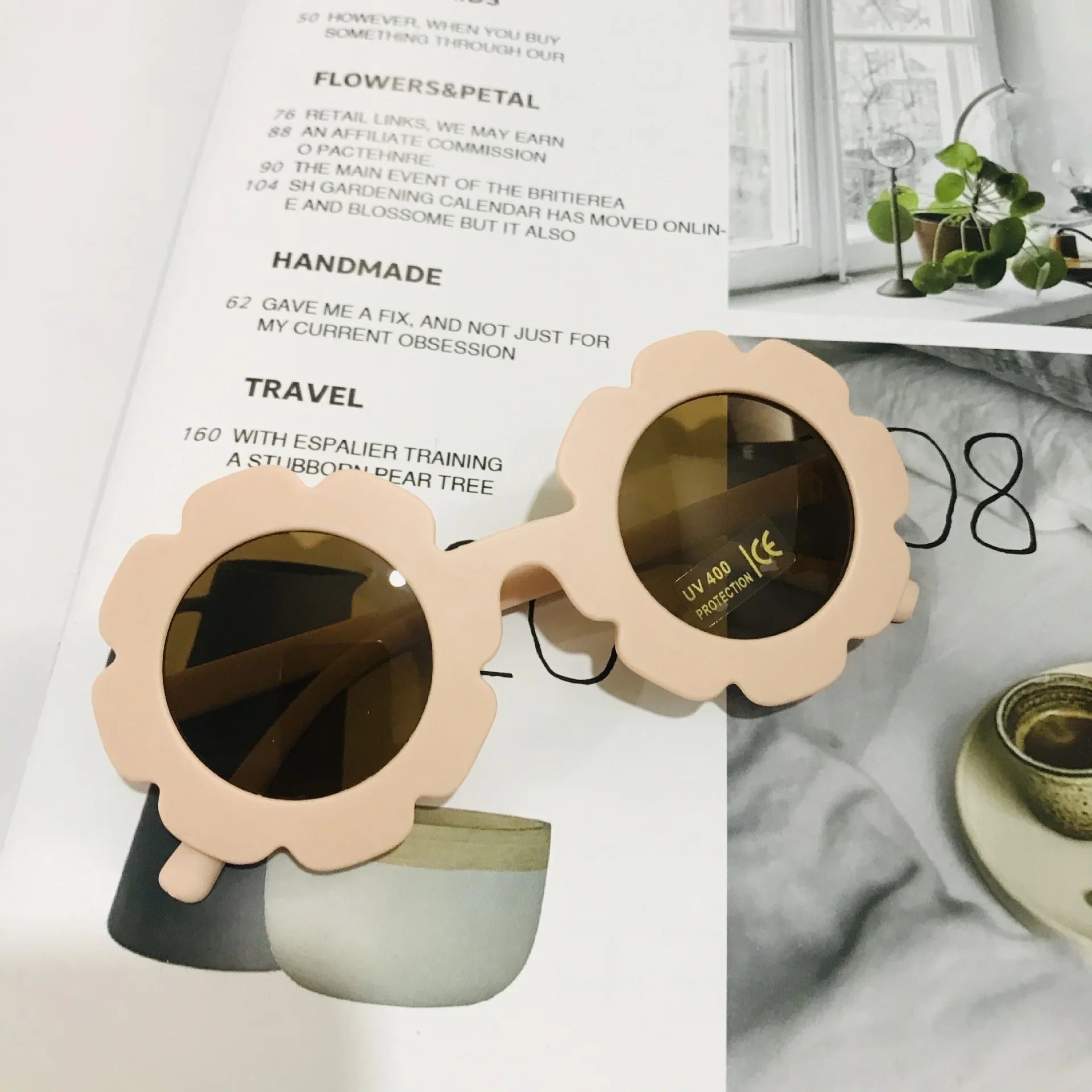 2023 new cute children's frosted glasses  color series baby sunglasses