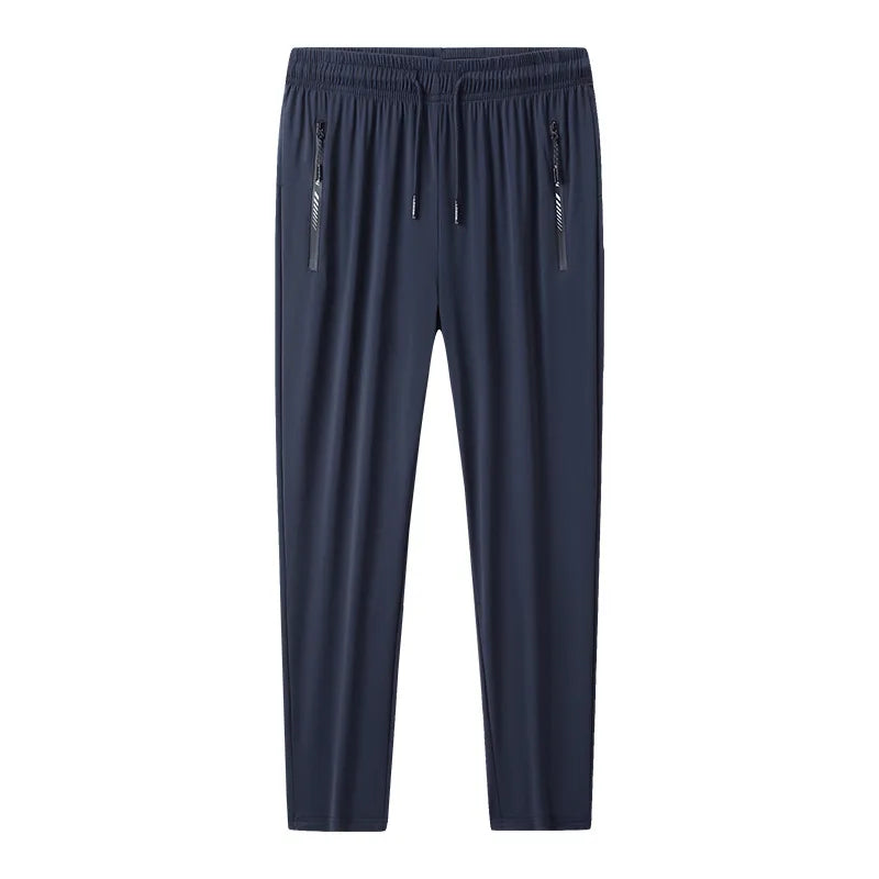 Plus Size 7XL 8XL 9XL Summer Sweatpants Men High Elastic Gym Joggers Large Size Running Quick Drying Sports Men Trousers Pants