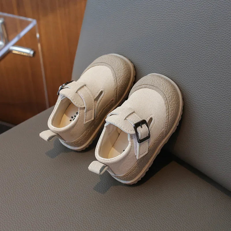 1-3 Years Little Kids Shoes Spring Autumn Children Casual Shoes For Girl Fashion Design T-strap Buckle Toddler Girls Shoes