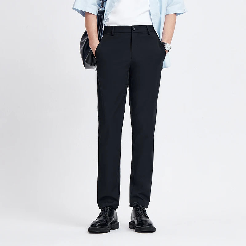 Semir Casual Pants Men 2025 Summer New Cool-Sensing Simple Commuter Slim Fit Long Pants