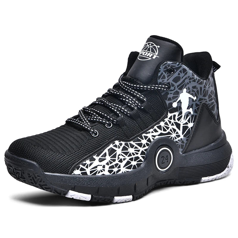 Basketball Shoes Men Field Training Non-slip High-top Luxyry Design