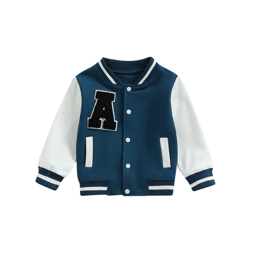 Kids Boy Girl Baseball Jackets