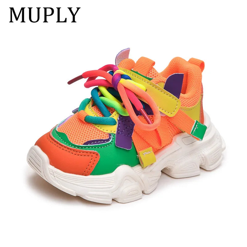 Baby Toddler Shoes For Boys Girls Breathable Mesh Little Kids Casual Sneakers Non-slip Children Sport Shoes