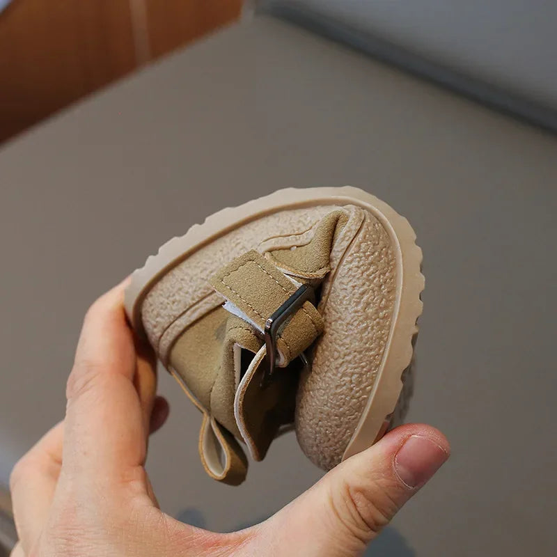 1-3 Years Little Kids Shoes Spring Autumn Children Casual Shoes For Girl Fashion Design T-strap Buckle Toddler Girls Shoes