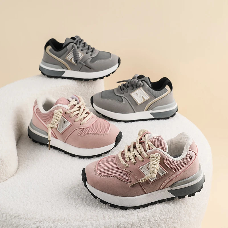 Children's Fashion Soft Sole Casual Sneakers Boys Girls Trend Running Shoes Kids Shoes Children Outdoor Sport Shoes