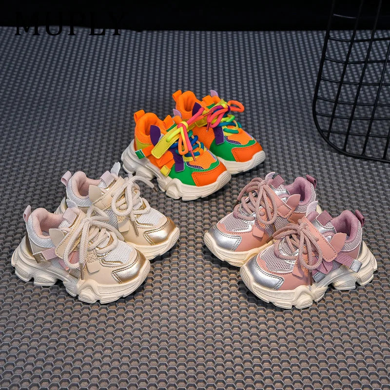 Baby Toddler Shoes For Boys Girls Breathable Mesh Little Kids Casual Sneakers Non-slip Children Sport Shoes