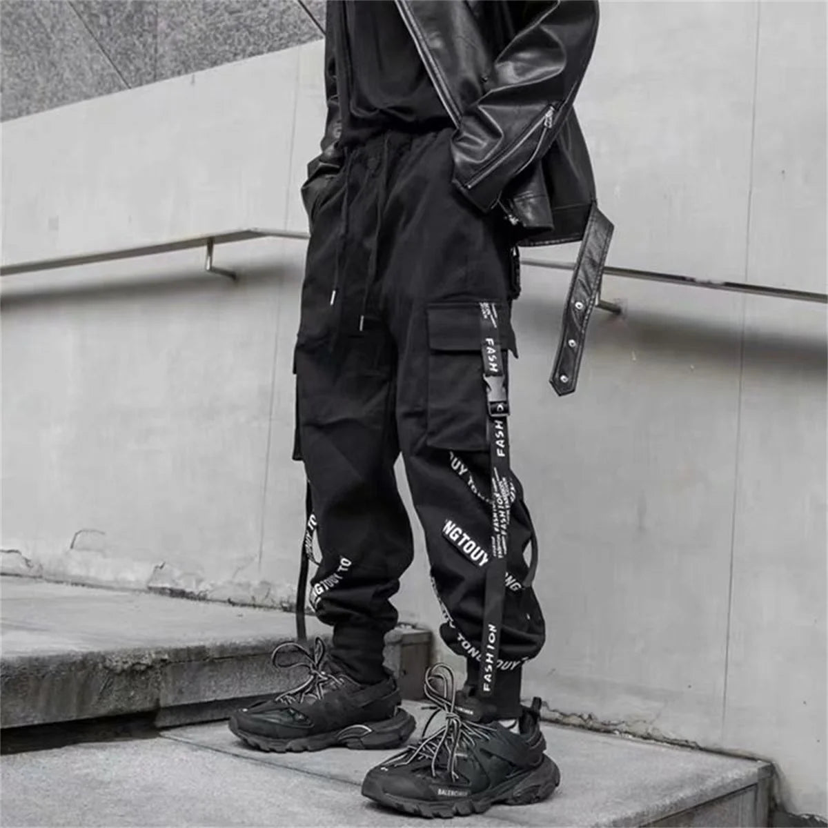 Black Cargo Pants For Men