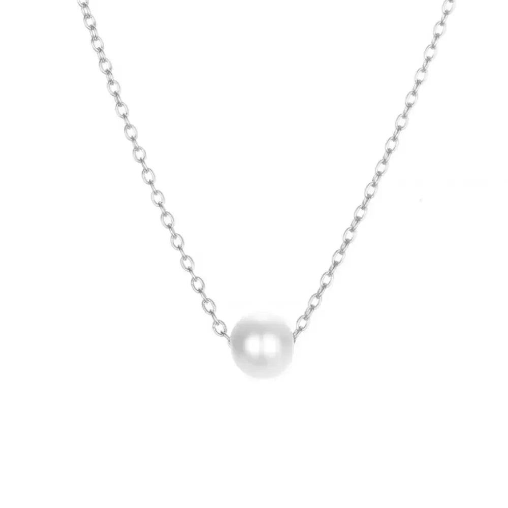 Mariasz Minimalist Gold Color Stainless Steel Heart Chain Necklace for Women