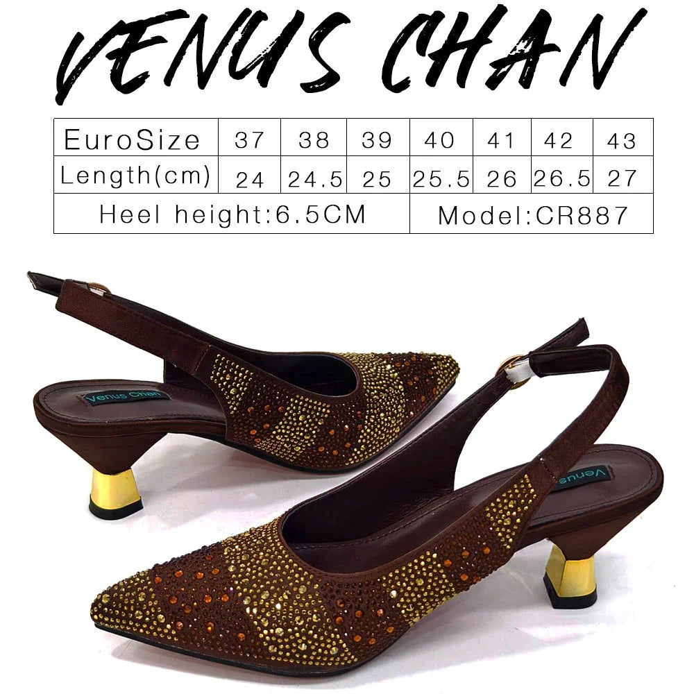 Evening Party Shoes And Bag Set Hollow Design Bag With Shoes