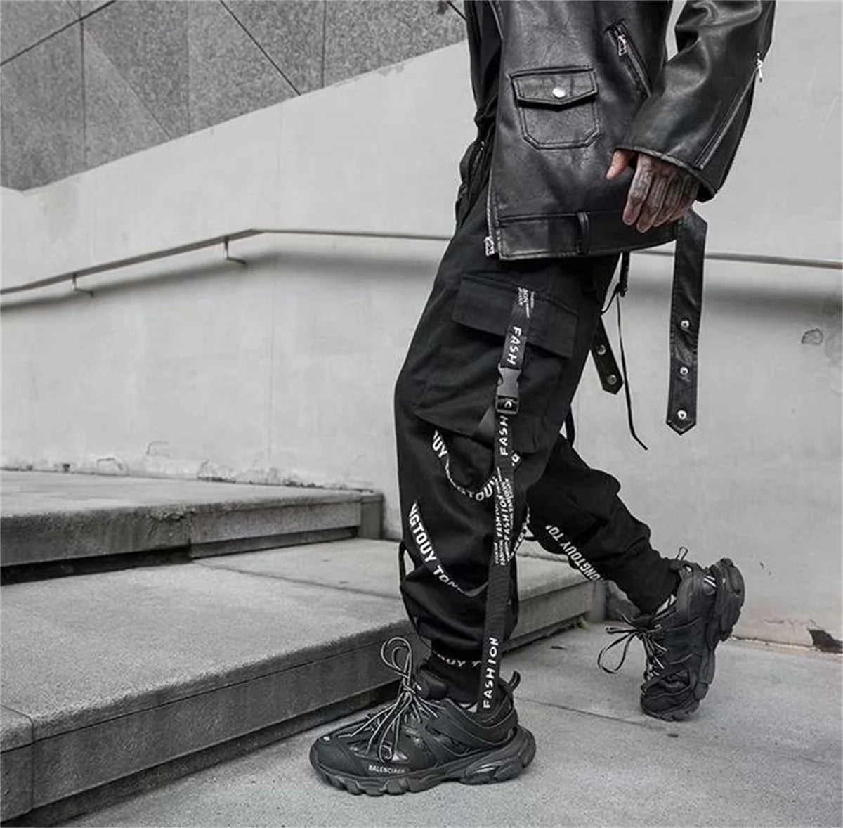 Black Cargo Pants For Men