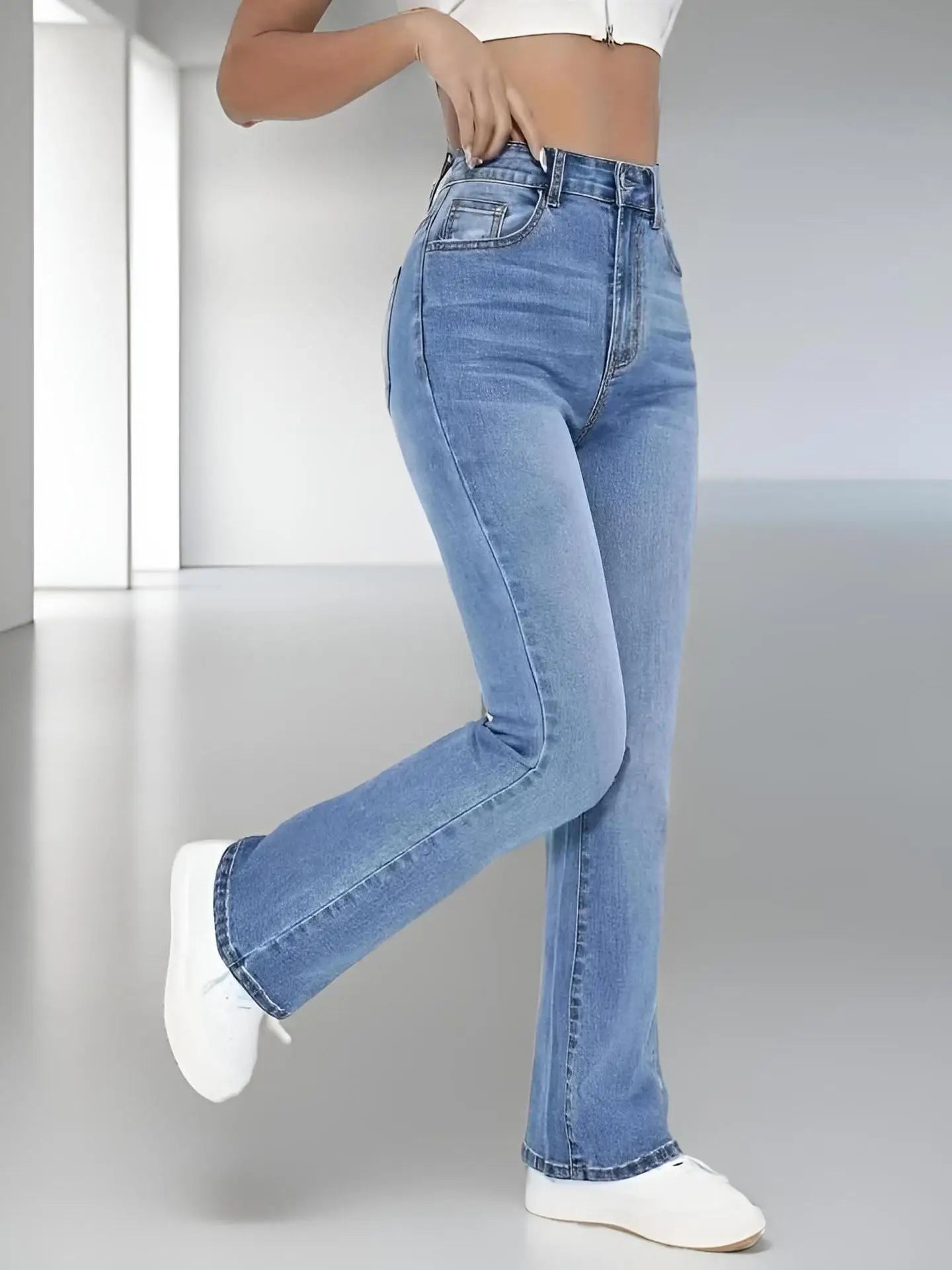 Women's hot jeans slimming trousers