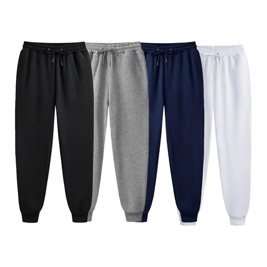 Fleece Men's Sweatpants Loose Sportswear Pants Breathable Trousers