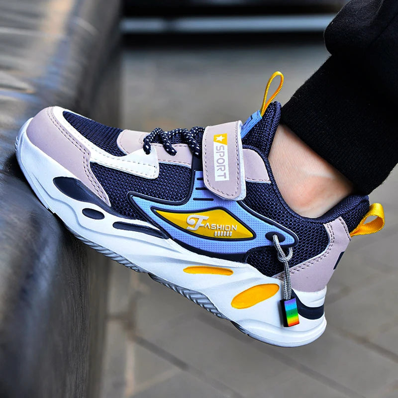 Kids Sneakers Shoes Walking Mesh Breathable Casual Sports For Boys Girls Lightweight Running Tennis Outdoor Children's School