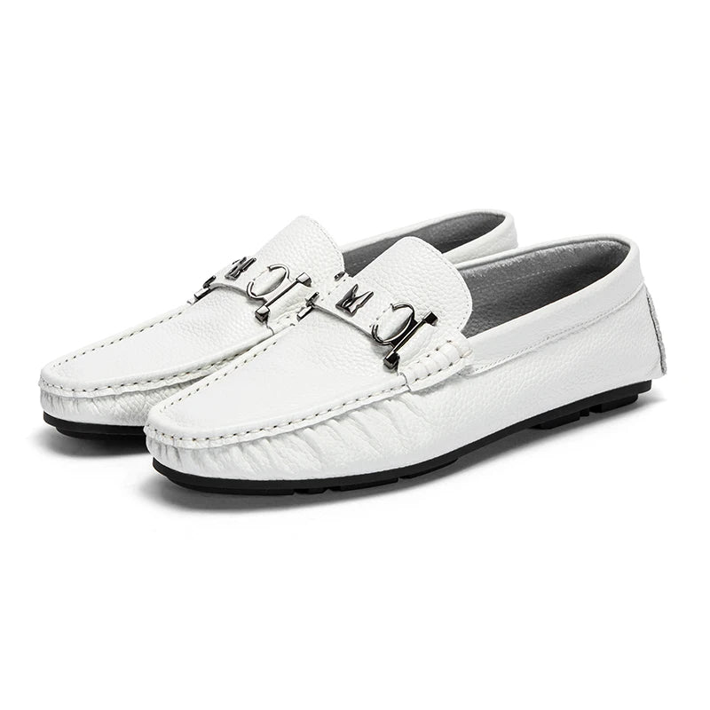CHCH Men's Leather Shoes 2024 New Cow Leather Comfortable Casual Dress Shoes Business Men's Shoes