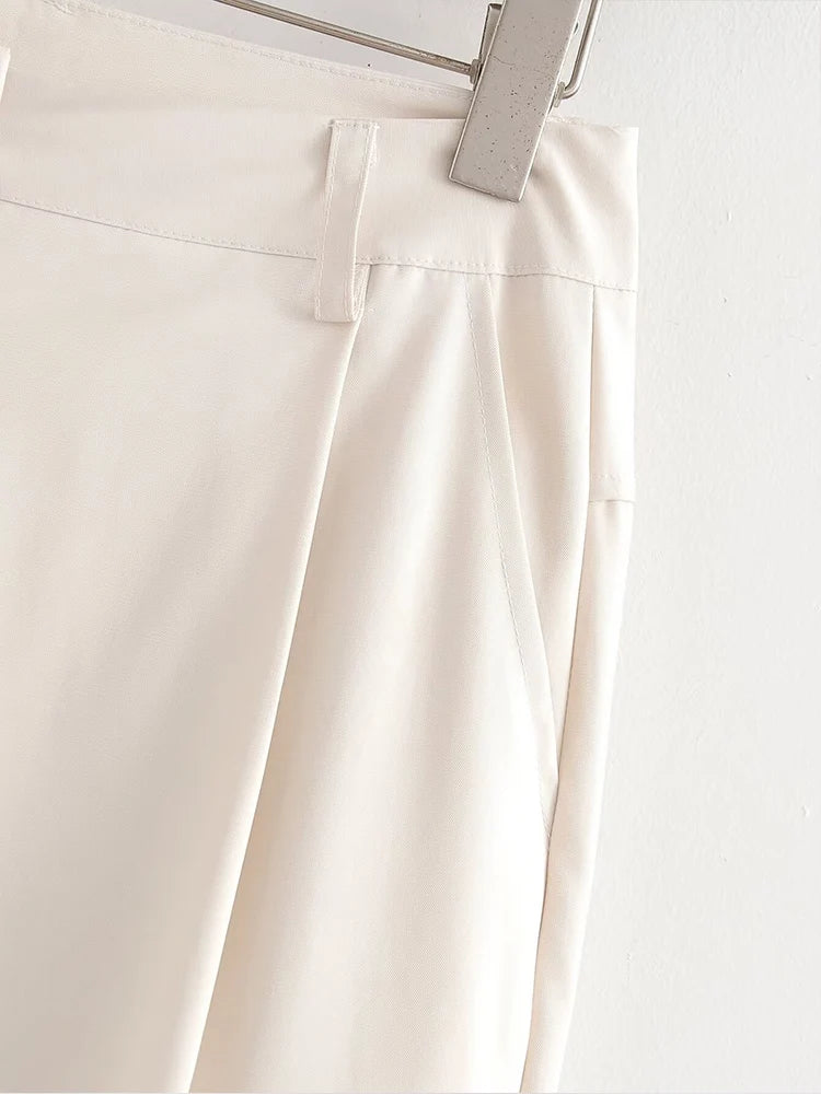 Ladies' fashion trend casual wide-leg trousers