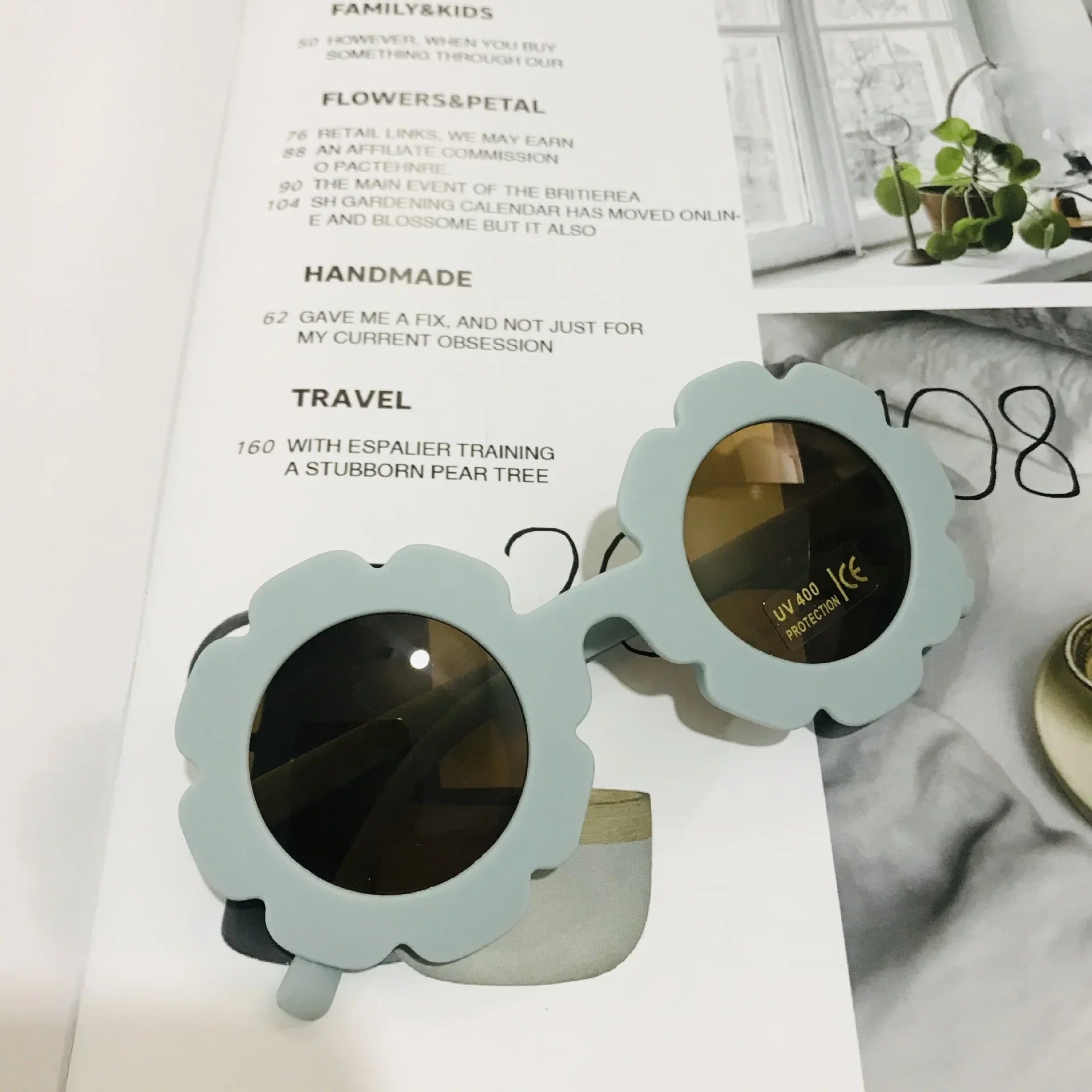 2023 new cute children's frosted glasses  color series baby sunglasses