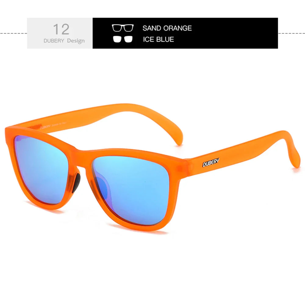 DUBERY Full Rim Polarized Sunglasses For Men And Women 28 Colors Model 550