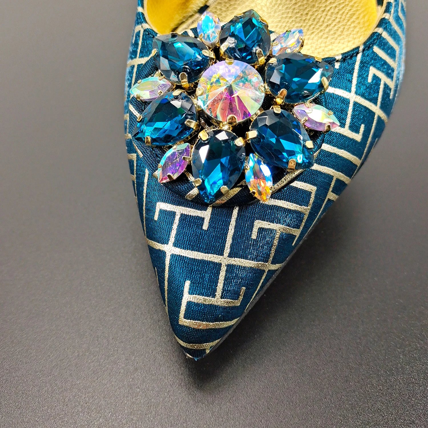 Peep Toe Ladies Shoes Matching Bag Set For Women