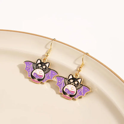 Fashion Cute Enameled Animal Dangle Drop Earrings