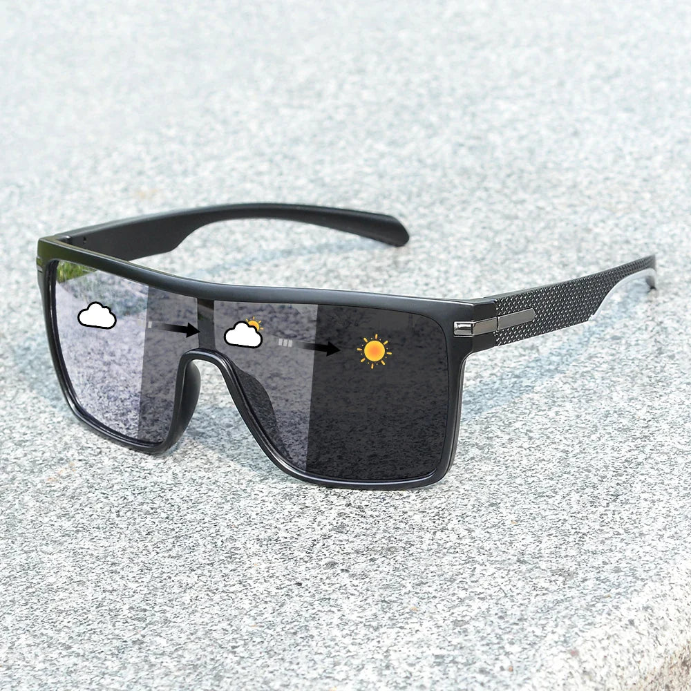 CRIXALIS Fashion Polarized Sunglasses For Men Square Oversized Anti Glare Driver Mirror Sun Glasses Women UV400 Goggles Male