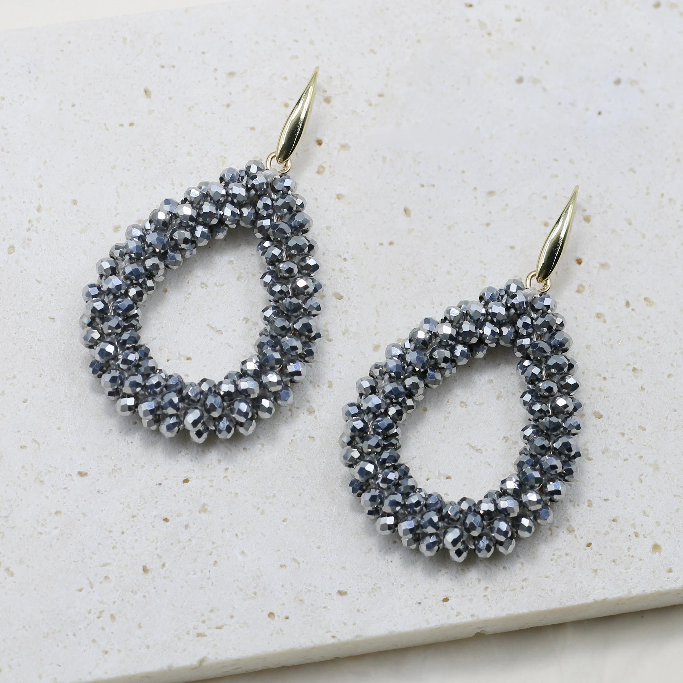 Mixed Color Big Drop Earrings for Women